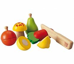 Игровой набор фруктов и овощей (Plan toys, 5337) - миниатюра